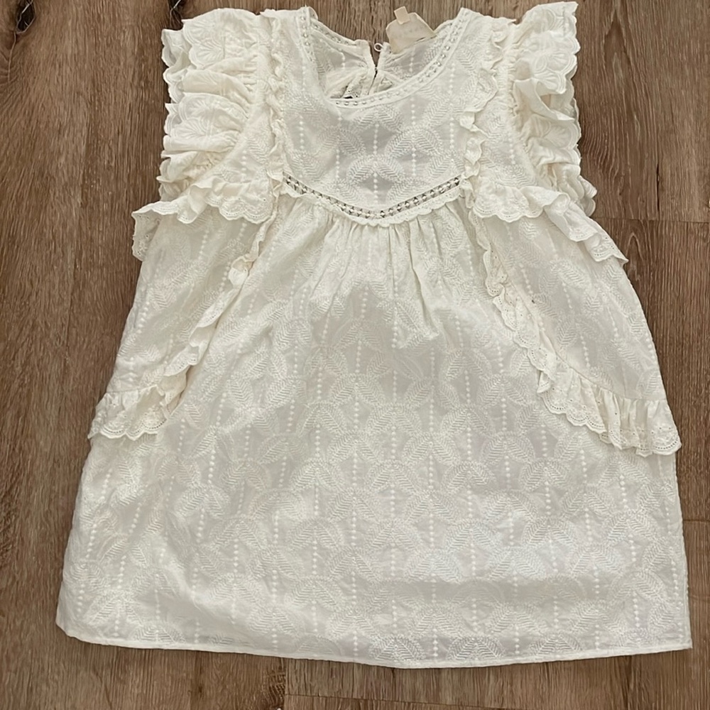 Women’s Sézane Blouse Clarisse gorgeous top white size 36